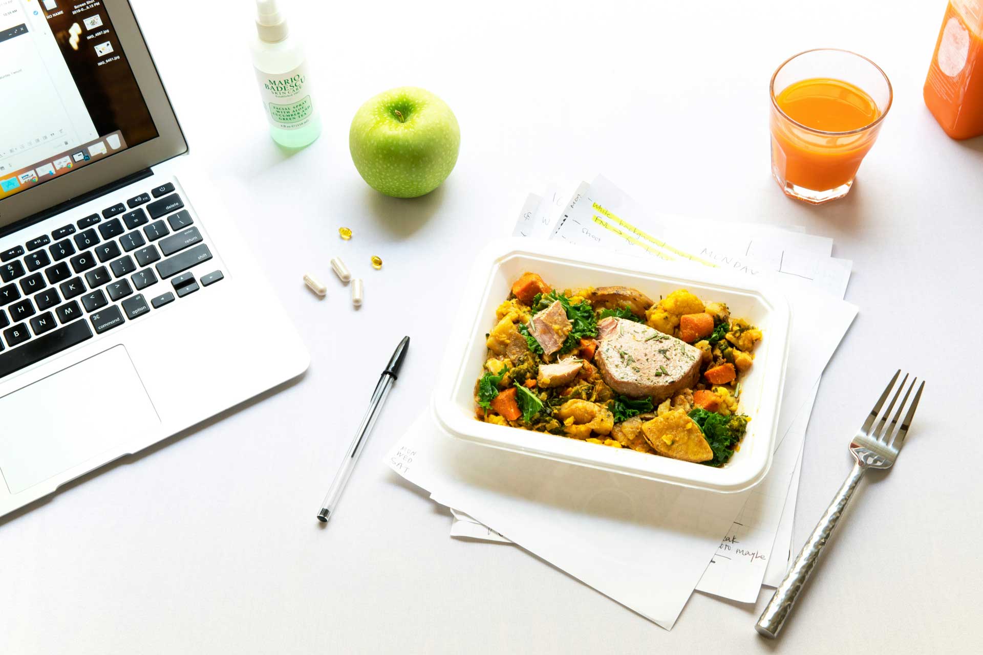 food by a computer to show how AI diets work